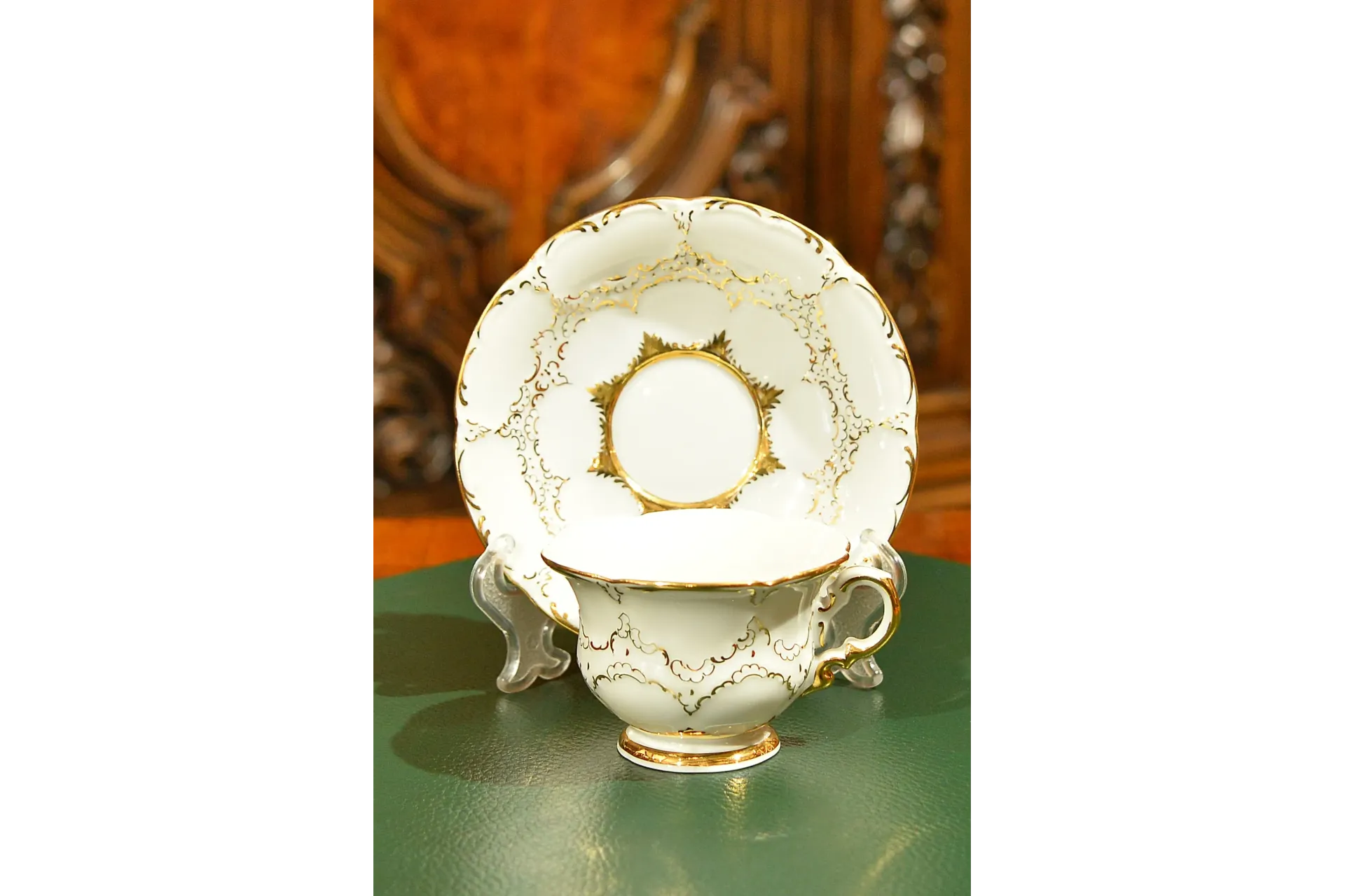 FILIŻANKA DO MOKKI MIŚNIA MEISSEN B-FORM ok. 1930r /2/