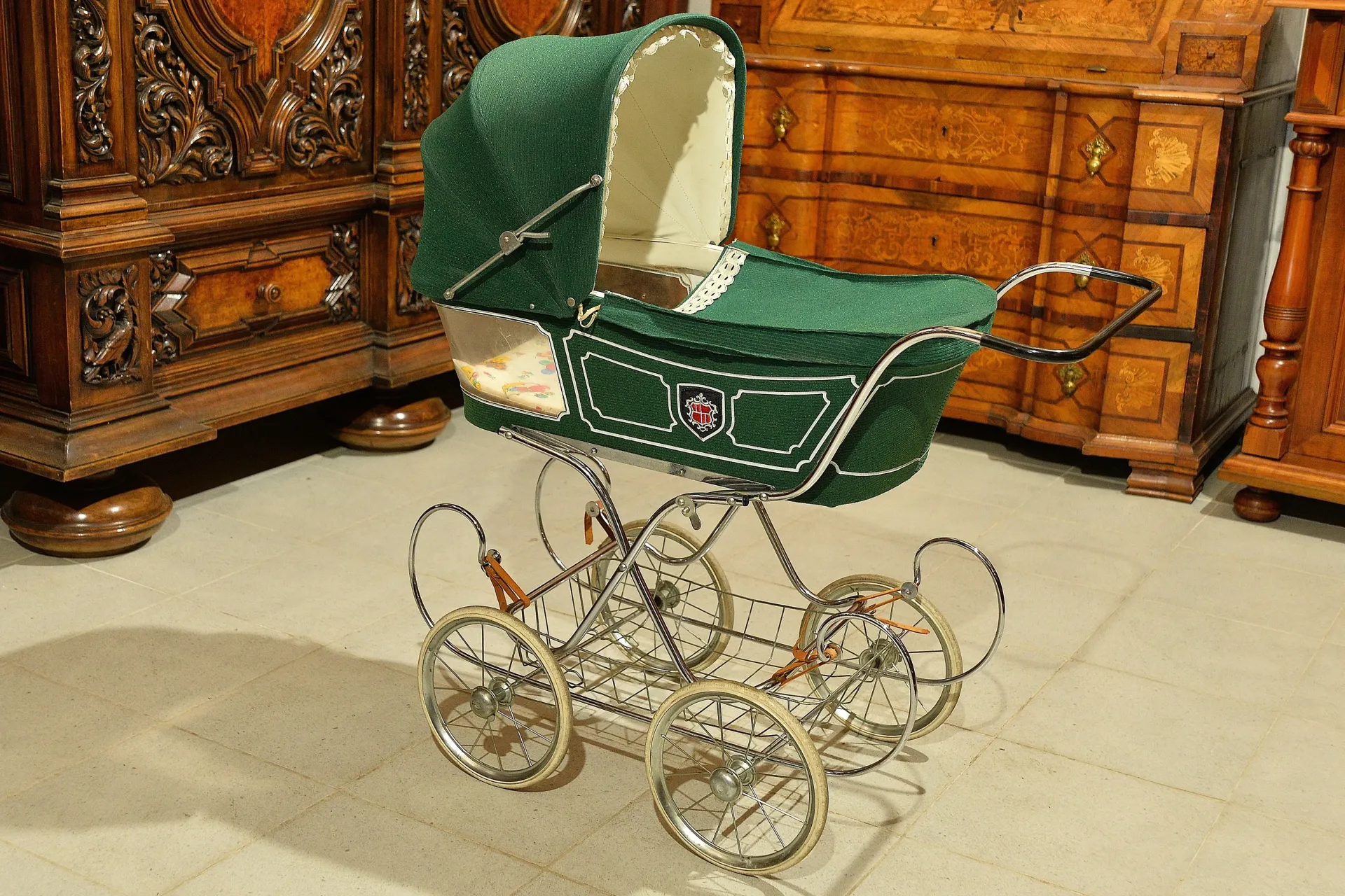 W&Oacute;ZEK DLA LALEK W RETRO STYLU ok. 1950r