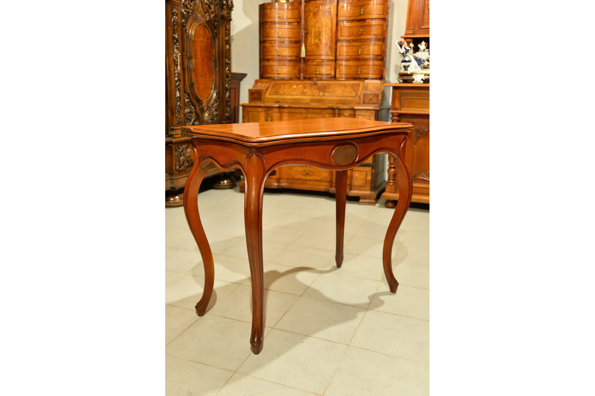 KONSOLA LUDWIK FILIP Z ROZKŁADANYM BLATEM ok. 1860r