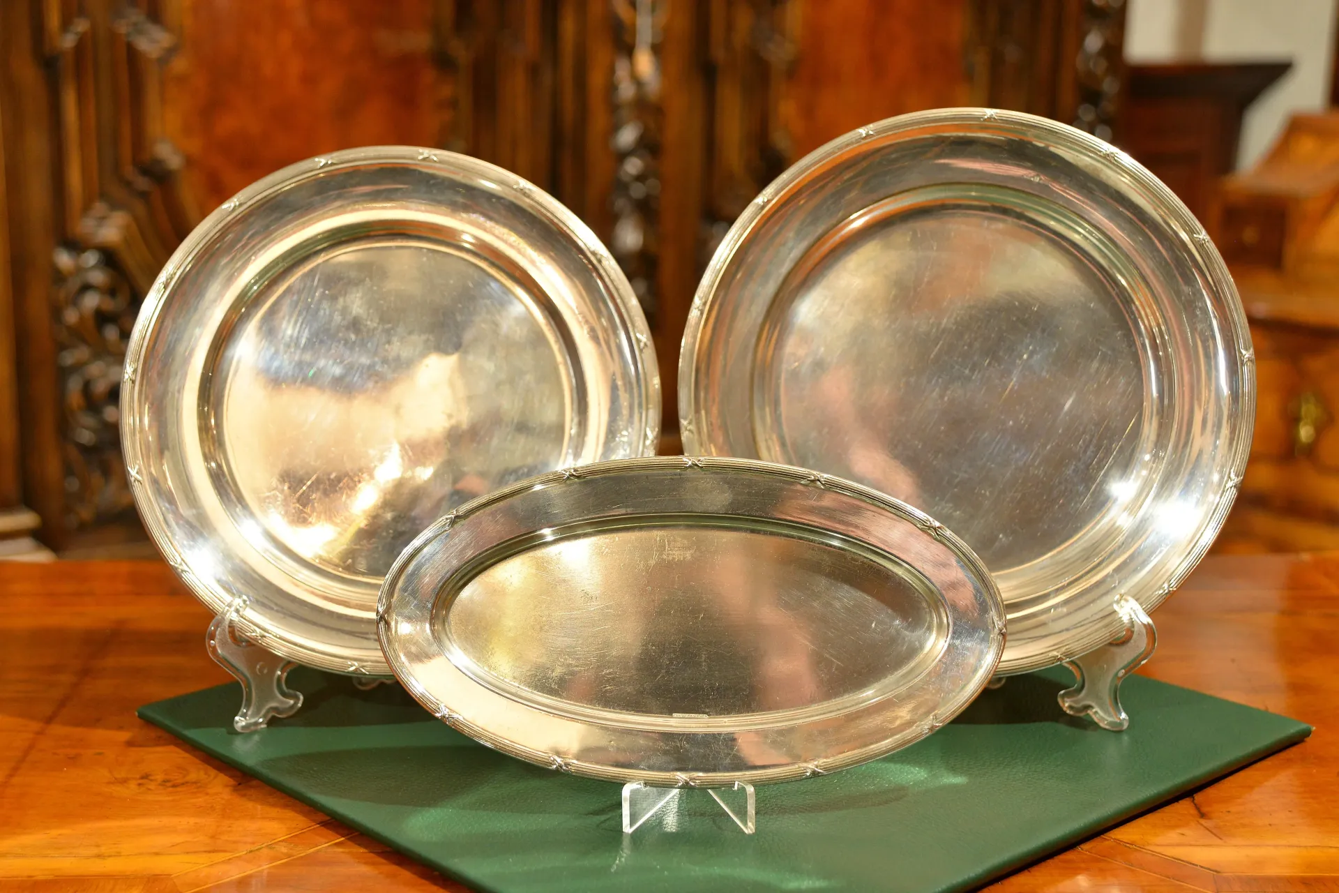 ZESTAW SREBRZONYCH PATEREK P&Oacute;ŁMISK&Oacute;W