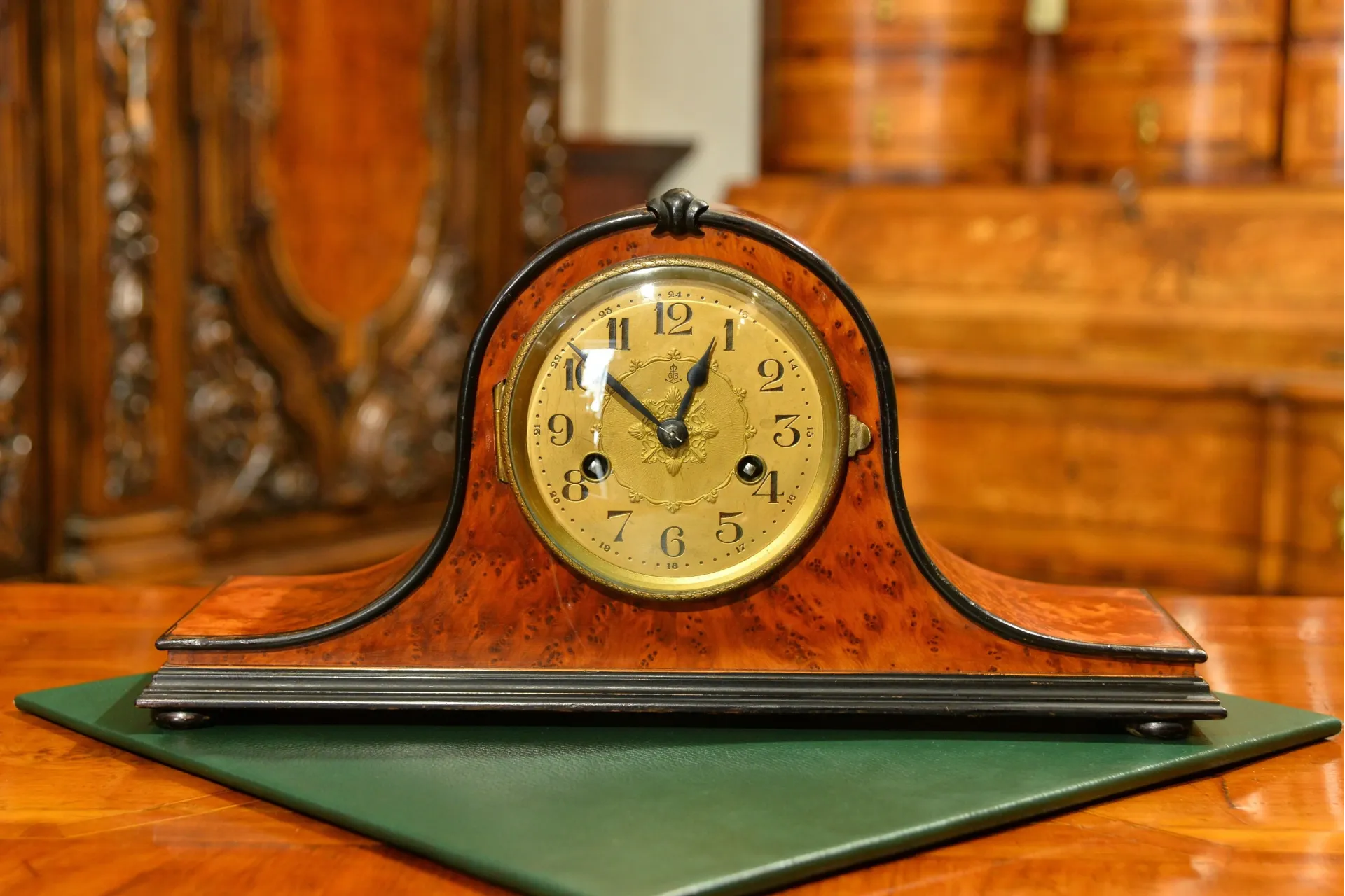 ZEGAR KOMINKOWY GUSTAV BECKER ok. 1930r