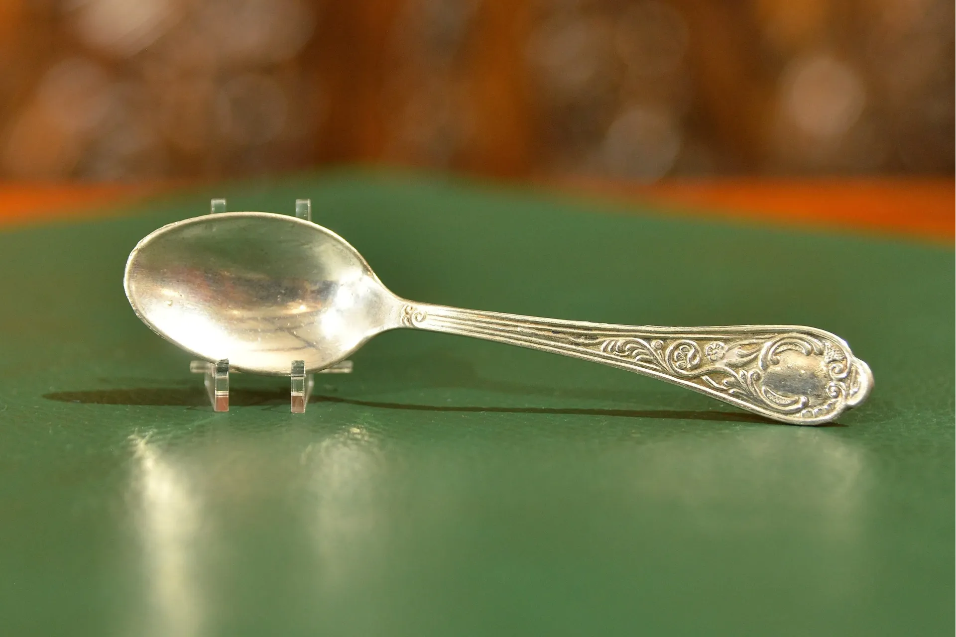 MAŁA SREBRNA ŁYŻECZKA SREBRO 800 10g