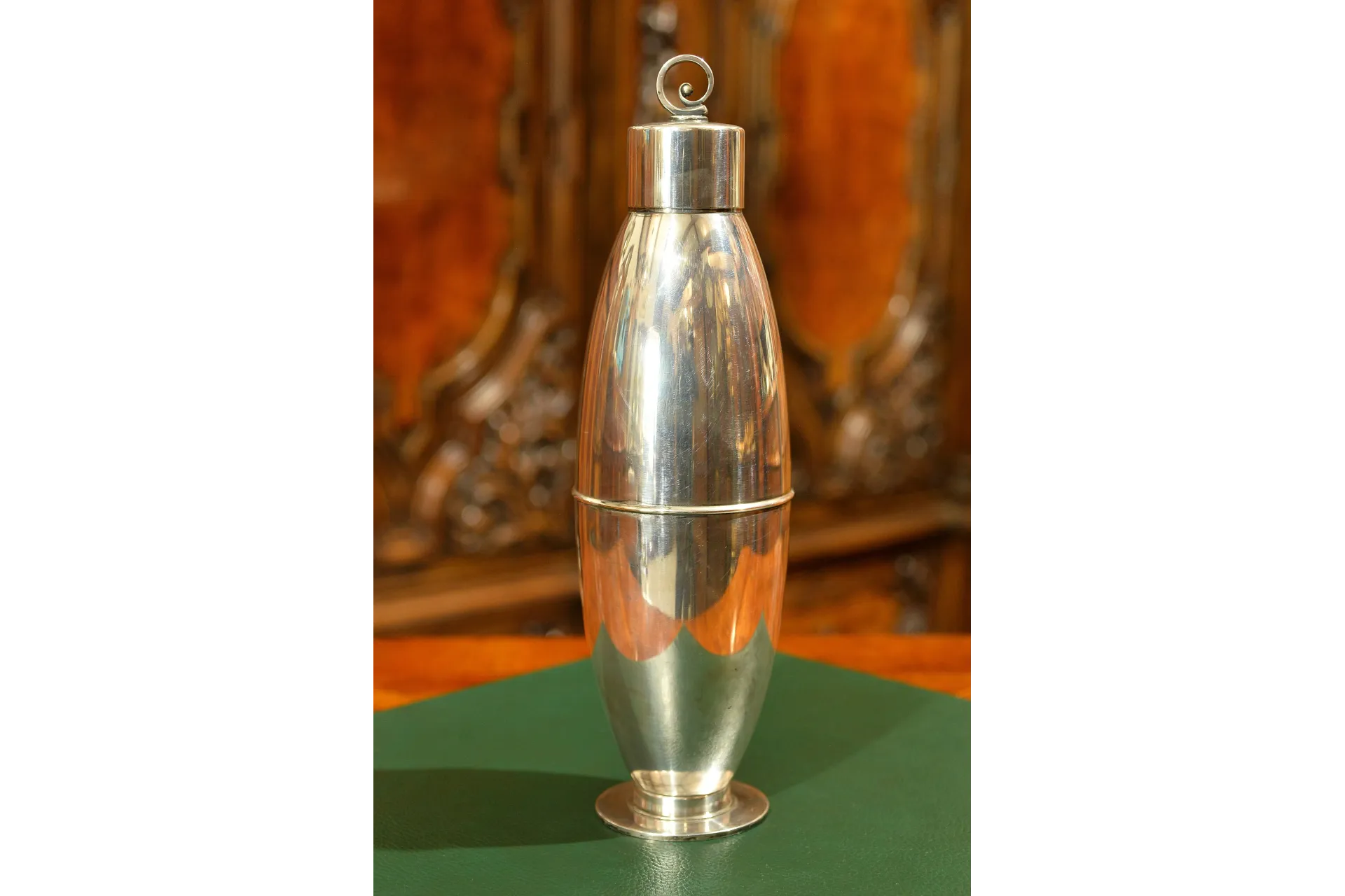 SHAKER DO KOKTAJLI PLATER ART DECO S.SLAVE ok. 1930r