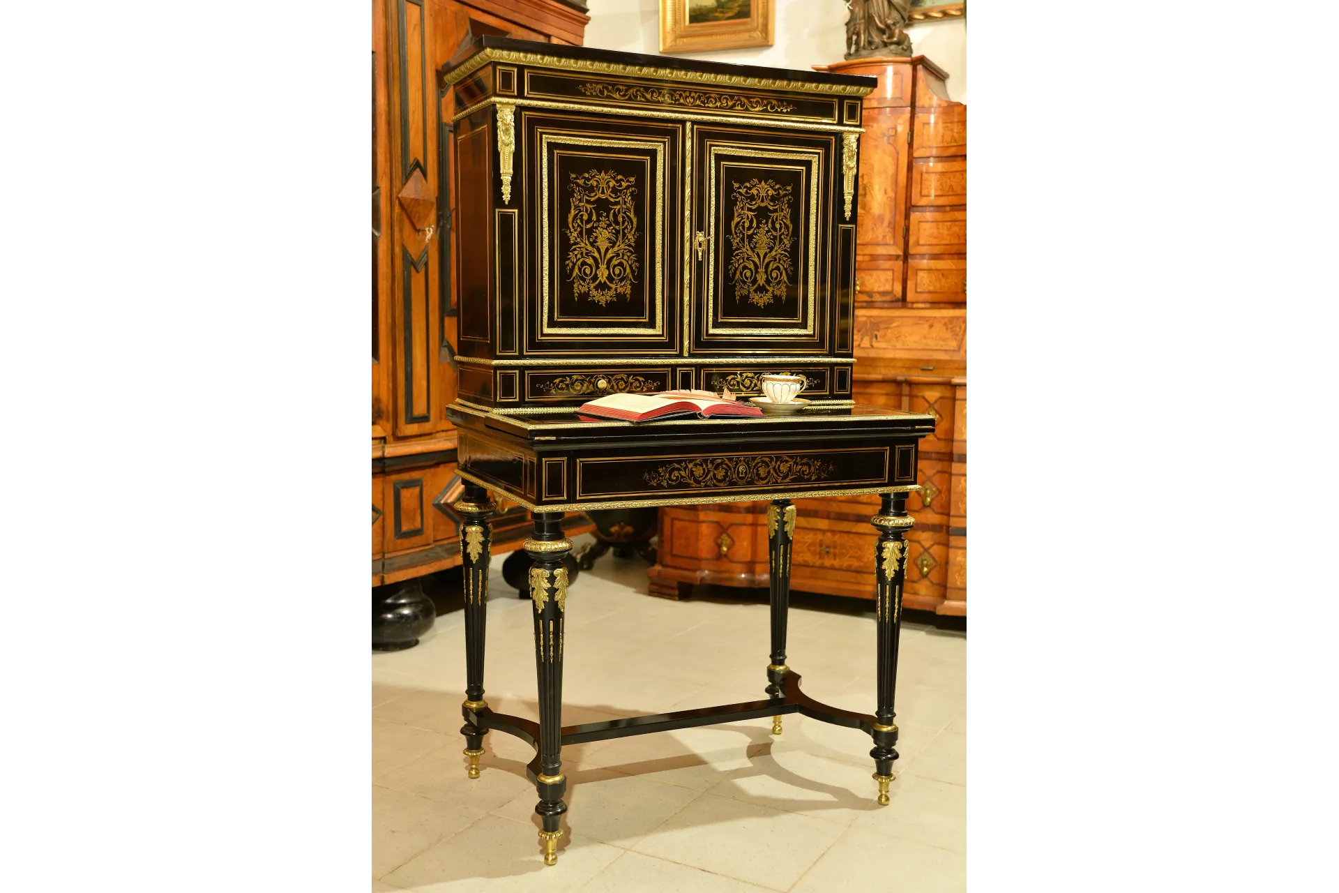SEKRETARZYK KABINET NAPOLEON III ok. 1870r PO RENOWACJI