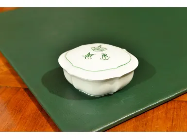 PUZDERKO SZKATUŁKA MIŚNIA MEISSEN 1934r