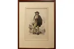 GRAFIKA / MIEDZIORYT - G&Oacute;RAL Z TATR - 1875r