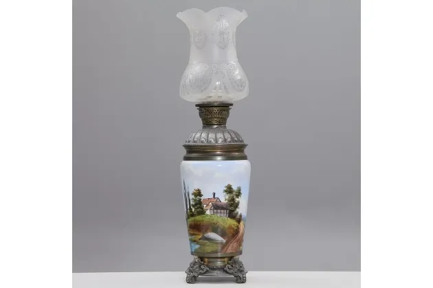 LAMPA NAFTOWA ZELEKTRYFIKOWANA XIXw