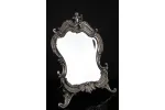 SREBRZONE LUSTRO TOALETOWE CHERUBIN PUTTO ok.1900r
