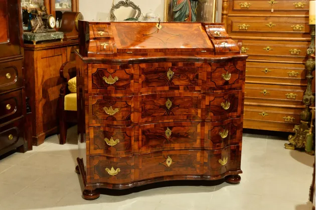 UNIKATOWA SEKRETERA BAROKOWA PO PIĘKNEJ RENOWACJI 1750r