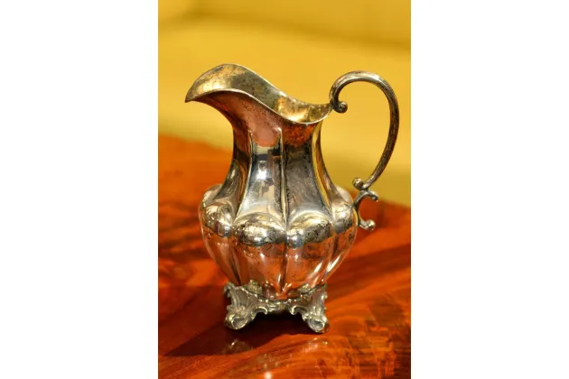 MLECZNIK SREBRZONY DUFVA ok.1900r
