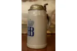 PRZEDWOJENNY KUFEL HB HOF-BRAUHAUS MUNCHEN poj. 1l