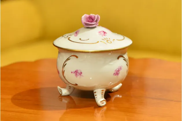 CUKIERNICA BOMBONIERKA HEREND HUNGARY ok. 1950r