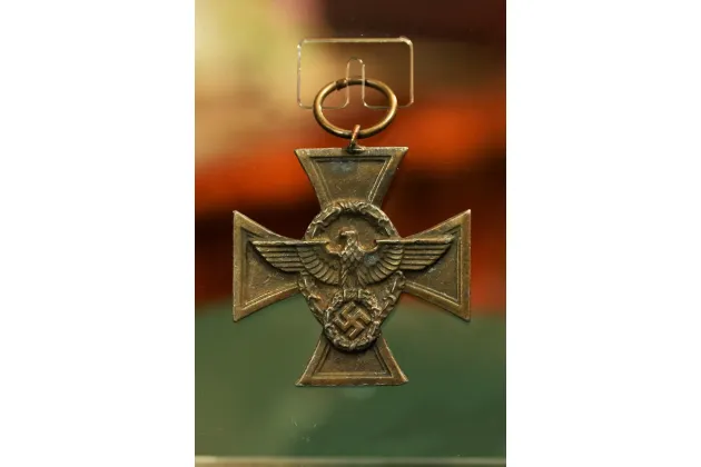 MEDAL KRZYŻ ZA 18 LAT PRACY W POLICJI 1938r