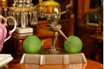 UNIKATOWA LAMPA ART DECO FIGURALNA ok. 1930r