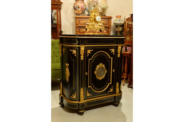 SZAFKA KOMODA NAPOLEON III INKRUSTOWANA ok.1860r