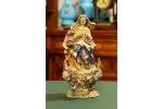 FIGURKA DREWNIANA - IMMACULATA - MATKA BOSKA NIEPOKALANIE POCZĘTA - POLSKA ok. 1750r