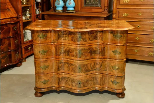 ORYGINALNA KOMODA BAROKOWA PRUSY WSCHODNIE / EŁK? BAROK XVIIIw ok. 1750r