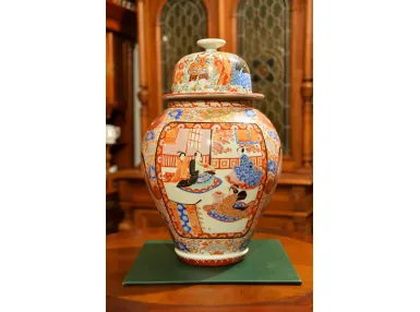 POTĘŻNA WAZA IMARI JAPONIA 52cm XIXw