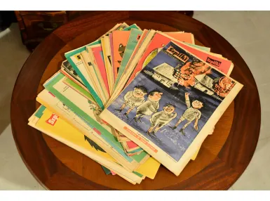 MAGAZYN CZASOPISMO "SZPILKI" ZESTAW 59szt 1959-1969r