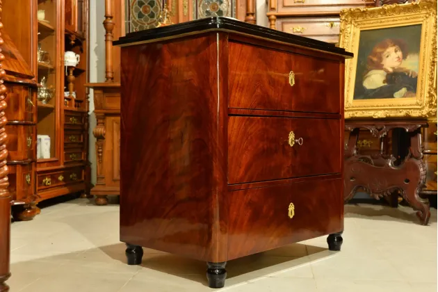KOMODA BIEDERMEIER ok. 1840r PO RENOWACJI