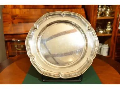 DUŻA OKRĄGŁA TACA TALERZ DO SERWOWANIA PLATER ok. 1920r