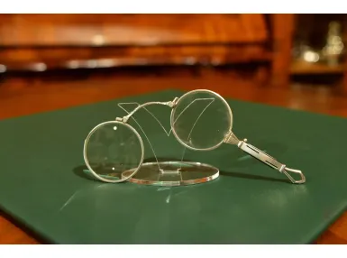 OKULARY BINOKLE LORGNON ok. 1920r