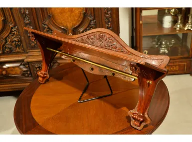 WISZĄCA P&Oacute;ŁKA SECESYJNA WIESZAK ok. 1915r PO RENOWACJI