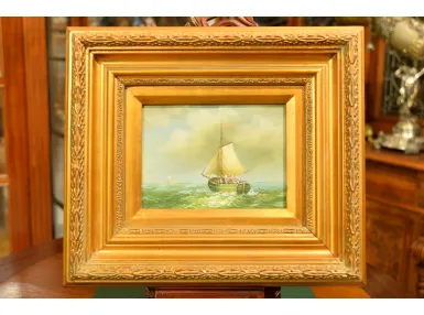 OBRAZ MARYNISTYCZNY OLEJ NA PŁ&Oacute;TNIE