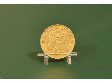20 FRANK&Oacute;W 1897r - ZŁOTA MONETA - 6,45g