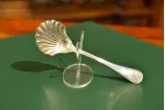 SREBRZONA ŁYŻECZKA DO CUKRU - PIĘKNY MODEL