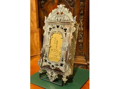 SZAFECZKA NA KLUCZE SYGNOWANA Eisenwerk Lauchhammer ok. 1900r