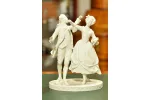 FIGURKA PORCELANOWA - TAŃCZĄCA PARA - POTSCHAPPEL DRESNO
