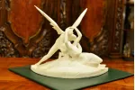KUPIDYN I PSYCHE - RZEŹBA ALABASTER WG ANTONIA CANOVY