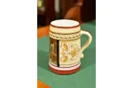 PORCELANOWY KUFEL Z LITOFANIĄ ok. 1920r