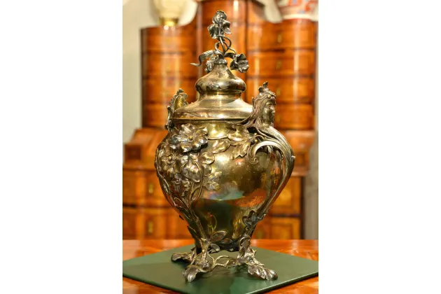 UNIKATOWA SECESYJNA WAZA BOLA NA PONCZ WMF ok. 1910r