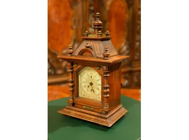 BUDZIK ZEGAR KOMINKOWY JUNGHANS ok. 1890r