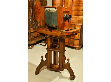 APARAT WIELKOFORMATOWY STUDYJNY Z OBIEKTYWEM VOIGTLANDER HELIAR 30cm 1:45 1910r