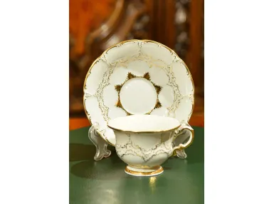 FILIŻANKA DO MOKKI MIŚNIA MEISSEN B-FORM ok. 1930r /2/