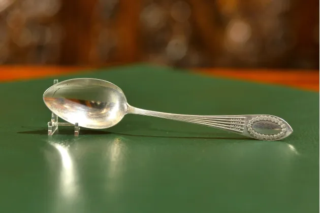 DEKORACYJNA ŁYŻECZKA SREBRO 800 14,6g