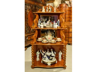 ETAŻERKA LUDWIK FILIP Z LUSTRAMI ok. 1860r