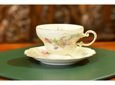 DUŻA FILIŻANKA DO HERBATY ROSENTHAL POMPADOUR ok. 1940r /1/