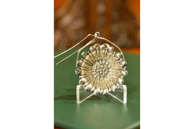 SITKO DO HERBATY ZI&Oacute;Ł SREBRO FRANCJA ok. 1880r