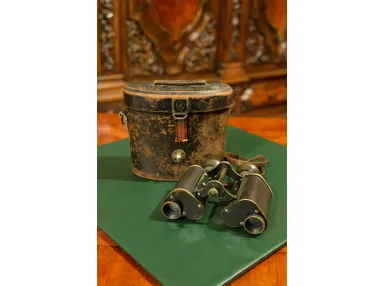 KOLEKCJONERSKA LORNETKA CARL ZEISS JENA FELDSTECHER 8 FACH ok. 1905r