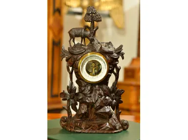 STOJĄCY BAROMETR W TYPIE BLACK FOREST ok. 1900r