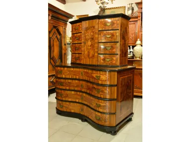 KOMODA BAROKOWA Z NADSTAWĄ KREDENS ok. 1750r PO RENOWACJI