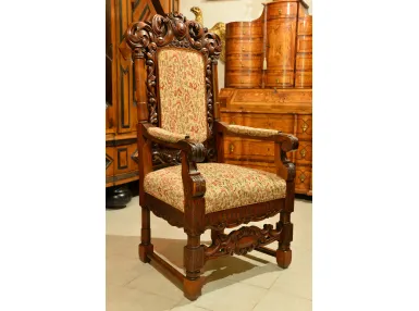 DUŻY FOTEL NEORENESANSOWY ok. 1880r