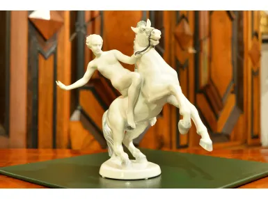 FIGURKA AMAZONKA ROSENTHAL ok. 1940r