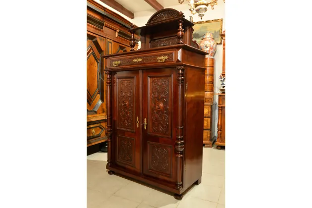 BIELIŹNIARKA EKLEKTYCZNA PIĘKNY MODEL ok. 1880r PO RENOWACJI