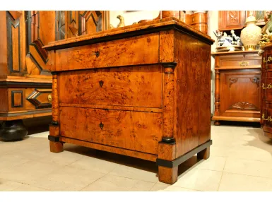 ORYGINALNA KOMODA BIEDERMEIER BRZOZA ok. 1830r
