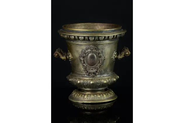 KUBEŁEK KRATER NA SZAMPANA HENNIGER WARSZAWA 1860r